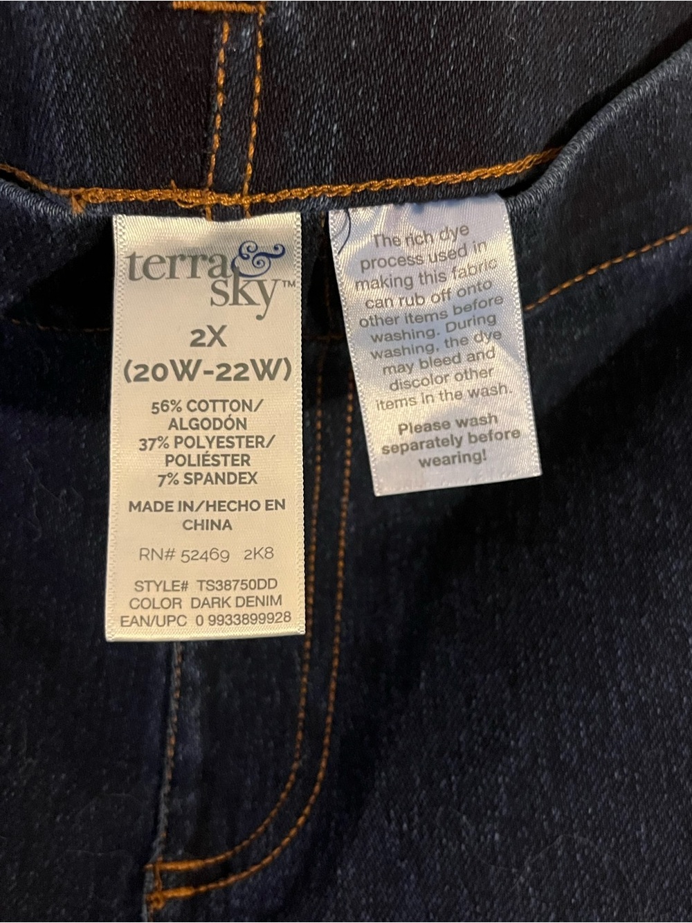 Terra & Sky Navy Skinny Stretch Jeans - Picture 3 of 3